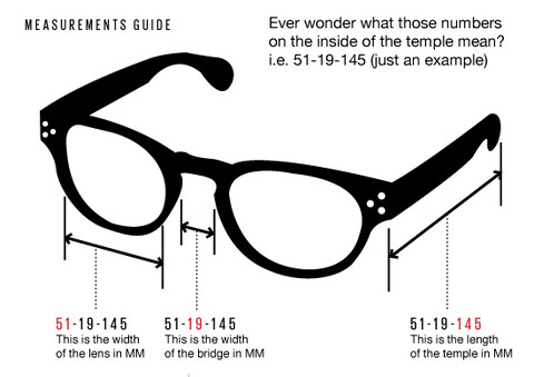 How to Buy Sunglasses Guide Frame Measurements